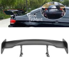 46" Mattschwarz Universal GT Heckflügel Heckspoiler Einstellbar Spoiler Wing