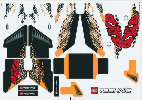 Lego technic aufkleber - lego®,