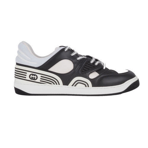 Gucci basket black white low - black,