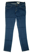 H & M Sqin Damen Jeans Hose stretch Skinny Slim Leg low Rise 36 S W28 L32 blau