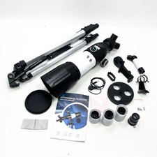 Tragbares Teleskop für Kinder, Erwachsene, Anfänger Verbesserte 80-mm-Öffnung,