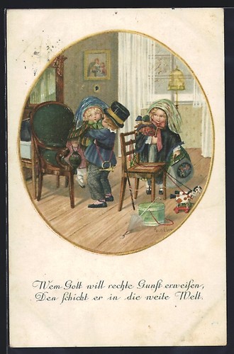 Künstler pauli ebner - künstler-ak,