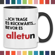 Ich Trage Es Rückwärts Bevor