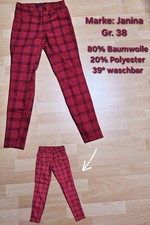 Rote karo hose janina gr - hose, janina,