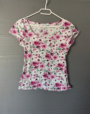 Kurzarm Shirt / T-Shirt Blumen