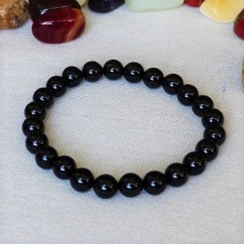 Obsidian klassisches armband - obsidian,