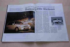 Sport Auto 09/1989 Wirklich gut? Suzuki Swift GTI 16V mit 101PS im 100TKM-Dauert