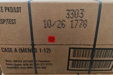 US MRE Combat Ration Case A