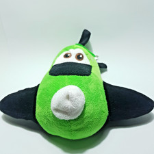 Plüschflugzeug grün schwarz