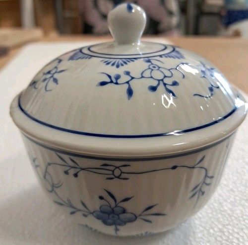 Friesisch blau zuckerdose mit - blau,
