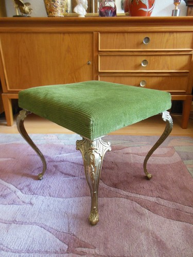 Eleganter sitzhocker barock - eleganter,