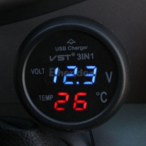 Kfz blau led digital - kfz,