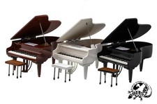 PIANO -- / Miniatur  Flügel, Länge ca. 16 cm handbemalt Deko Musikinstrument