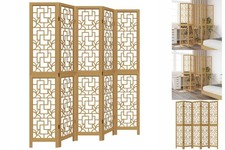 Paravent Trennwand 5-tlg