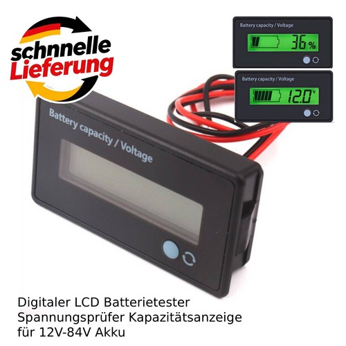 Digitaler lcd batterietester - digitaler,