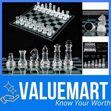 Glas Schachspiel 25x25cm |