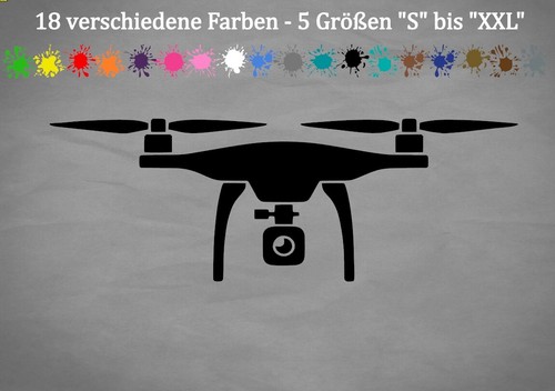 Aufkleber drohne sticker - drohne,