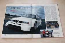 Auto Motor Sport AMS 06/1996 Alfa Romeo 155 V6 Ti ITC mit 470PS in einer seltene