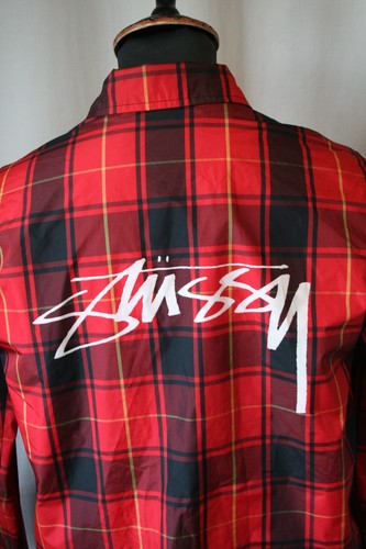 Vintage stussy rot - rot, kariert
