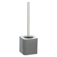 Keramik WC-Garnitur Elmo Grau Bürstengarnitur WC Klo Bürste Toilettenbürste