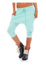 Damen Hose kurz Boyfriend Sommerhose Baggy Haremshose Pants 20026