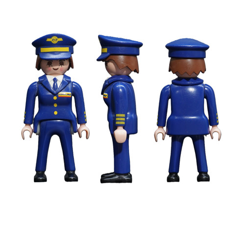 Playmobil flughafen pilot - flughafen,