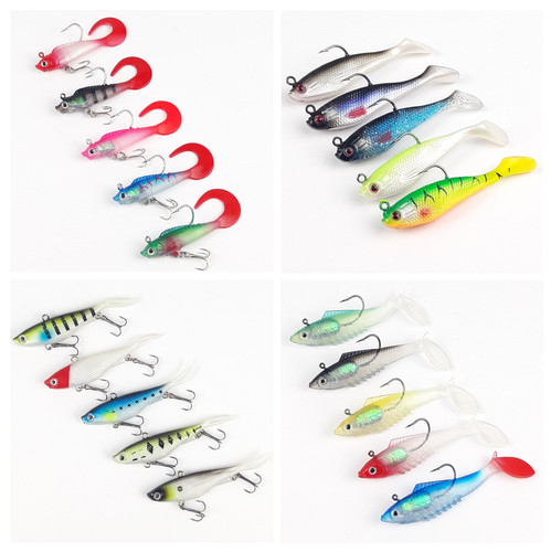 5er set shad twister shads - 5er,