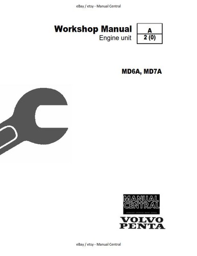 Volvo penta motoreinheit md6a - volvo,
