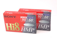 2 x Sony Hi8 Kassetten 90