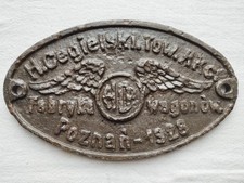 Original Waggonschild