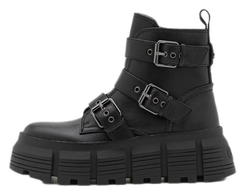 Buffalo ava ankleboot - buffalo, black