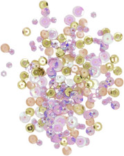 Pailletten Set Blumen