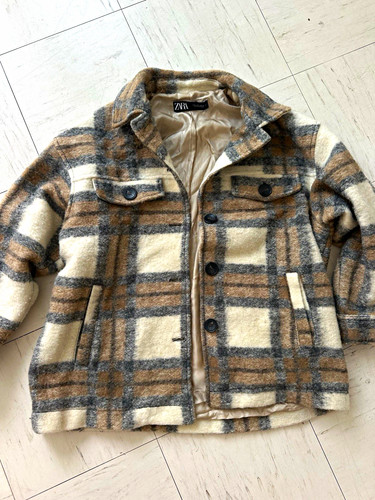Zara damen jacke kariert - zara,