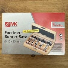 Forstnerbohrer Set Holzbohrer Astlochbohrer Scharnierlochbohrer Ø 15-35 mm 5 St.