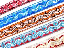 Borte Webband Blumen-Ranken