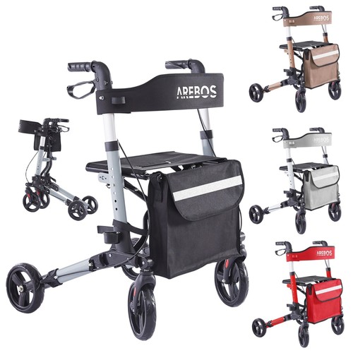 Arebos alu rollator klappbar - arebos,