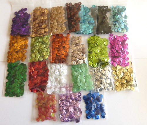 200 pailletten 6mm - ,