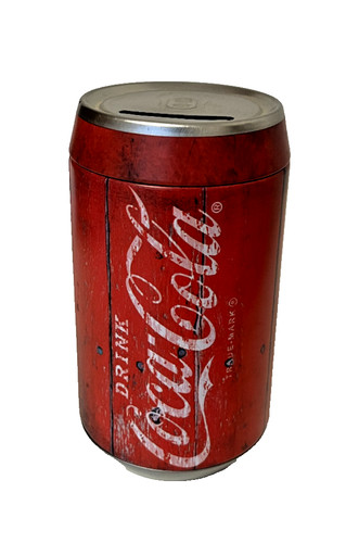 Coca cola spardose blechdose - coca,