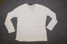 3/4 ARM SHIRT LONGSLEEVE NATURWEISS MIT LOCHMUSTER GRÖSSE 40 MARK ADAM