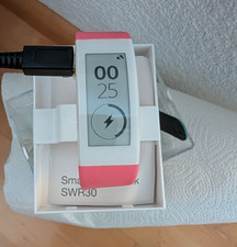 Sony SmartWatch Talk SWR30 mit 2 Ersatz-Armbändern 1x blau, 1x weiß