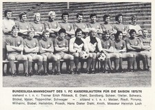 1. FC Kaiserslautern 75 /76