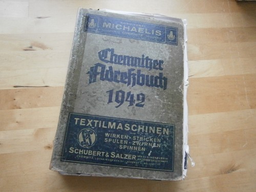 Adressbuch chemnitz von 1942 - adressbuch,