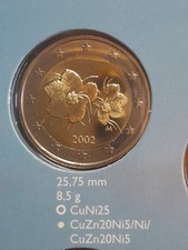 Kursmünzensatz Finnland 2002