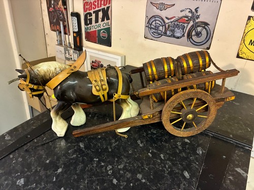 Vintage keramik auenland pferd - keramik,