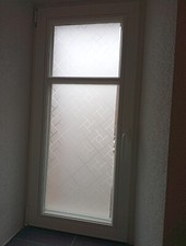 Sichtschutzfolie Milchglasfolie Fensterfolie Ziegelmuster Selbstklebend 5Mx90cm