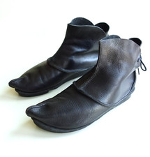 TRIPPEN Germany - Damen Mittelalter PENNA Leder Stiefel TATAR f schwarz US8 EU39 UK6