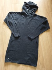 Kapuzen-Strickkleid von Ragwear*100% BW*Taschen*Dkl.-Grau*Gr. M (40)*Fast neu