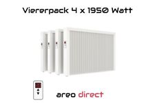 Elektroheizung 4x1950W Heizung direct Flächenspeicherheizung Schamotte 12%Rabatt