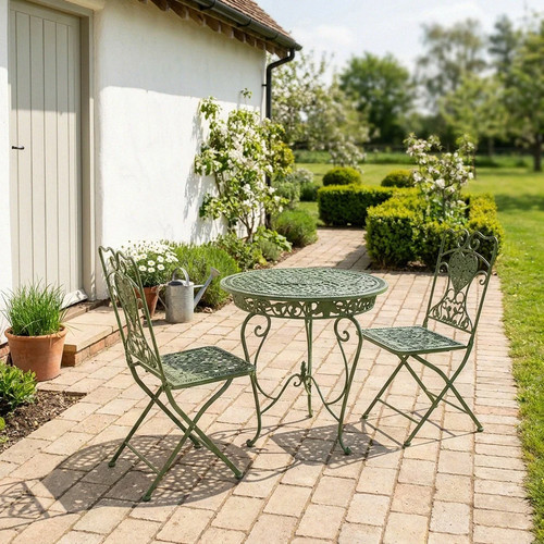 Bistro garnitur eisen rund - bistro-garnitur,