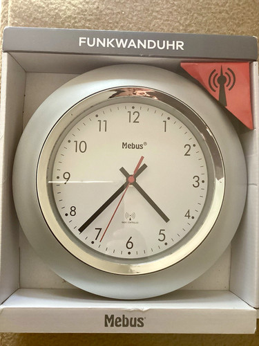 Mebus funkwanduhr rund - funkwanduhr,